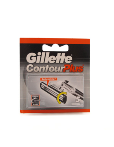 CARGADOR GILLETE CONTOUR PLUS BLISTER 5 uds