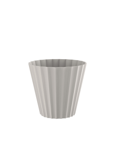 MACETA DORIC 18 cm ECRU