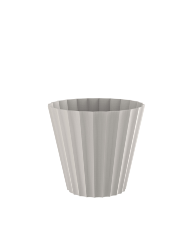 MACETA DORIC 18 cm ECRU