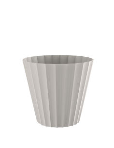 MACETA DORIC 22 cm ECRU