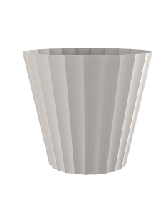 MACETA DORIC 26 cm ECRU