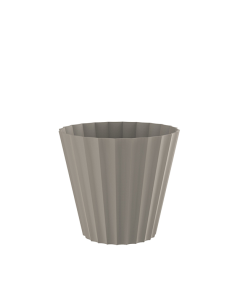 MACETA DORIC 18 cm TAUPE