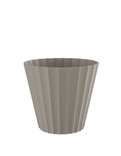 MACETA DORIC 22 cm TAUPE