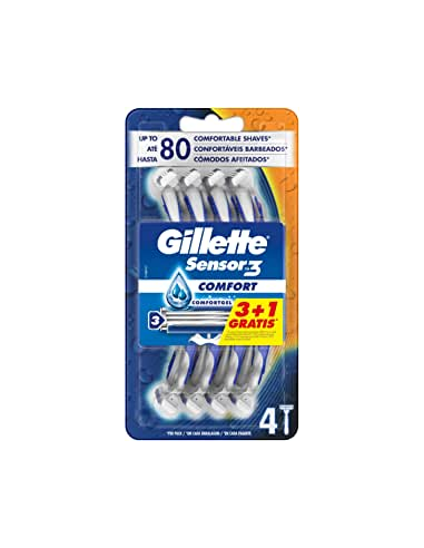MAQUINILLA AFEITAR SENSORCONFORT 3 Hojas DESHECHABLE BLISTER 4