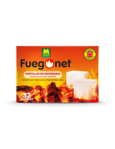 PASTILLAS ENCENDIDO FUEGO NET ESTUCHE 32 Unidades