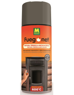 PINTURA FUEGO NET ANTICALORICA GRIS ANTRACITA 400 ml