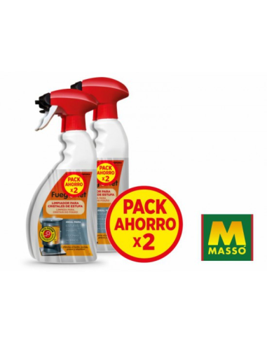 LIMPIA CRISTALES FUEGO NET DUPLO 750 ml LIMPIAESTUFAS