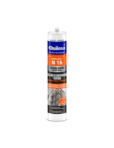 SILICONA NEUTRA N-16 CARTUCHO 300 BLANCO