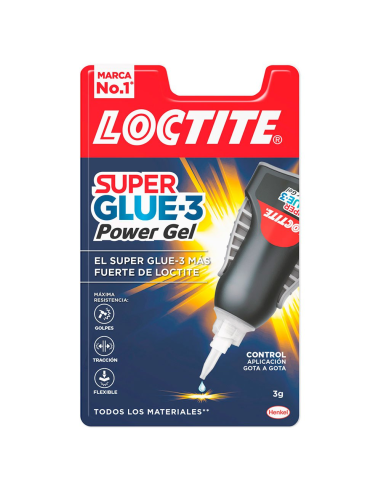 PEGAMENTO Loctite SuperGlue-3 Power Gel Bl 3 GR