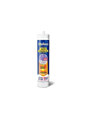 SILICONA NEUTRA BAÑO PERFECTO CARTUCHO 300 BLANCO