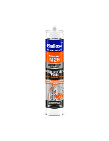 SILICONA N-26 CARTUCHO 300 NEGRO
