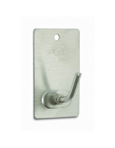 COLGADOR ADHESIVO 7026 BLISTER 3 INOX