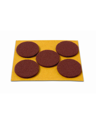 FIELTRO ADHESIVO 7080 BLISTER  05 MARRON REDONDO