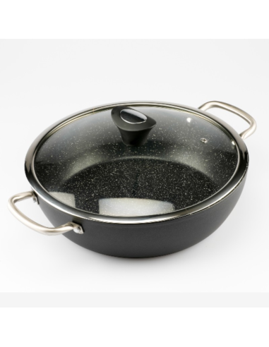 CACEROLA PIEDRA BLACK 24 cm