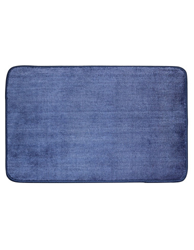 ALFOMBRA BAÑO 40x60 MICROFIBRA NAVY  AZUL