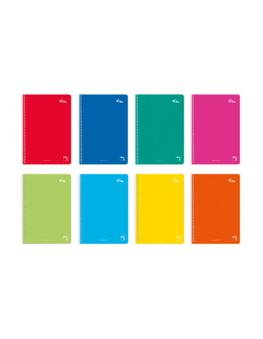 CUADERNO PACSA FOLIO 80 hojas CUADRICULA TAPA DURA