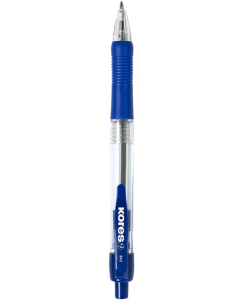 BOLIGRAFO CRISTAL GOMA BOLA TINTA ACEITE AZUL