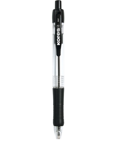 BOLIGRAFO CRISTAL GOMA BOLA TINTA ACEITE NEGRO