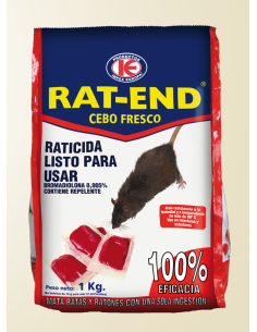 RATICIDA  RAT-END CEBO FRESCO 003 CAJA 10 kg 10X1