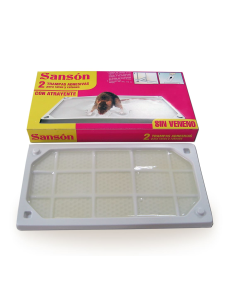 SANSON BANDEJA ATRAPA-RATONES 240 X 130 mm  2 TRAMPAS