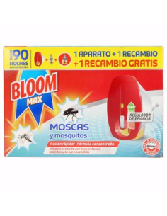 INSECTICIDA  ELECTRICO BLOOM MAX 1 APARATO  2 RECAMBIOS