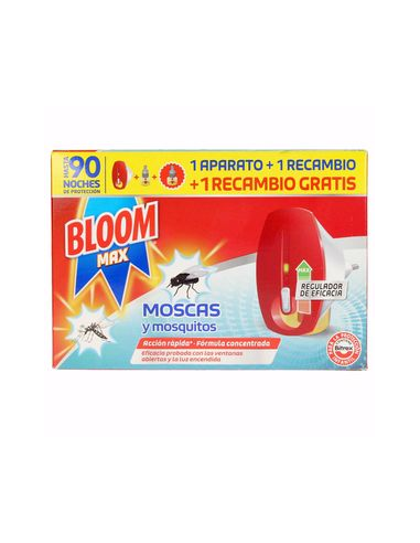 INSECTICIDA  ELECTRICO BLOOM MAX 1 APARATO  2 RECAMBIOS