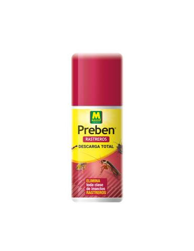 INSECTICIDA  PREBEN RASTREROS DESCARGA TOTAL CONTRA CHINCHES 150 ml