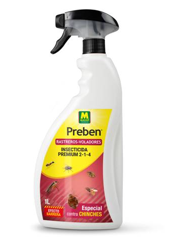 INSECTICIDA  PISTOLA RASTREROS-VOLADORES ESPECIAL CHINCHES  1 L
