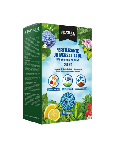 FERTILIZANTE BATLLE AZUL UNIVERSAL CAJA 25 kg