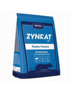 RATICIDA ZYNRAT CAJA 10 kg BRODIFACOUM PASTA FRESCA
