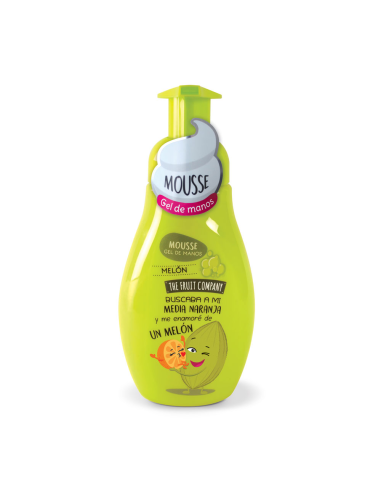 GEL DE MÃOS MELÃO MOUSSE DE FRUTAS 250ML.