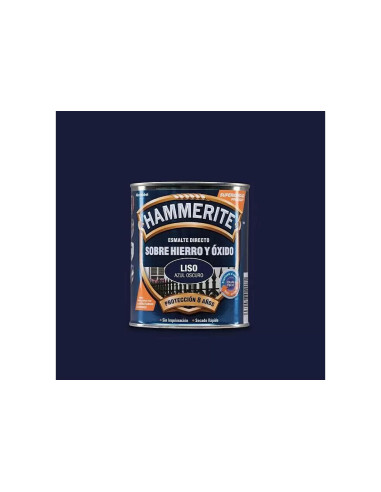HAMMERITE ESMALTE METALICO  LISO BRILLANTE  750 ml  AZUL OSCURO