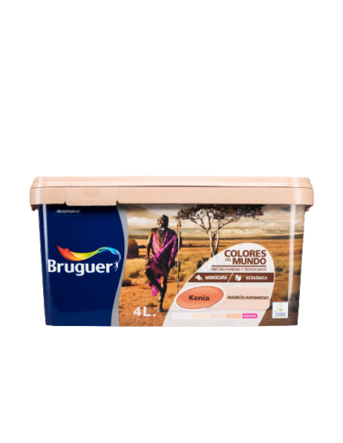 BRUGUER CORES DO MUNDO 750 ml. CASTANHO INTERMEDIÁRIO DO QUÊNIA