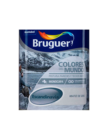 BRUGUER CORES DO MUNDO 750 ml. TOM DE CINZA ESCANDINÁVIA