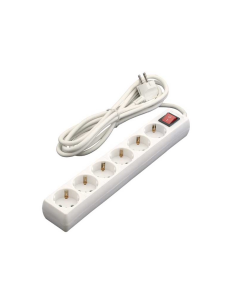 BASE MULTIPLE 6 TOMAS 15 m INTERRUPTOR