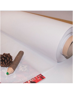 PLASTICO BLANCO BRILLO 50m ESPESOR 010 mm
